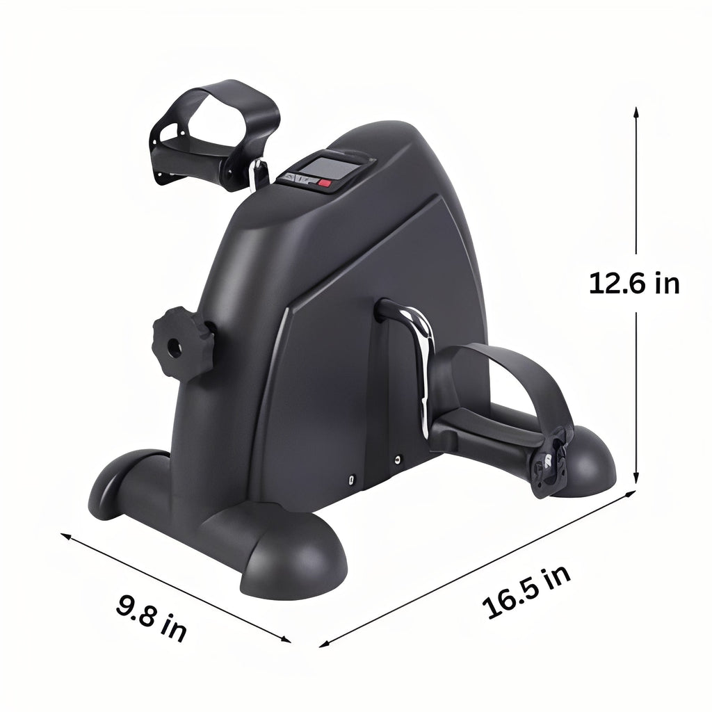 Portable Under Desk Exercise Cycle with Digital Monitor