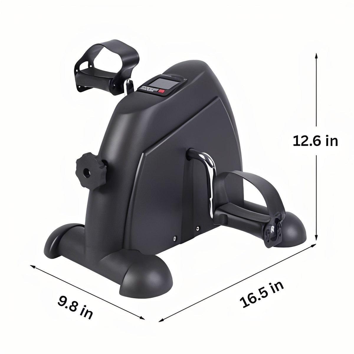 Portable Under Desk Exercise Cycle with Digital Monitor
