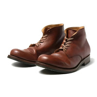 Lace Up Synthetic Leather Boots with Almond Toe for Women