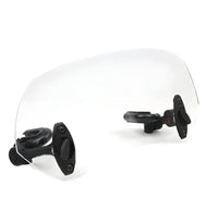 Adjustable Motorcycle Windshield Extension with Clamp Mount