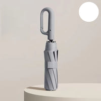 Portable Umbrella with Reflective Border and Ergonomic Handle