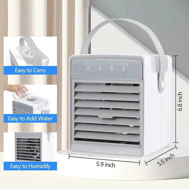 Mini Portable Cooling Unit for Desk and Bedside Use
