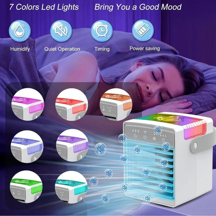 Mini Portable Cooling Unit for Desk and Bedside Use