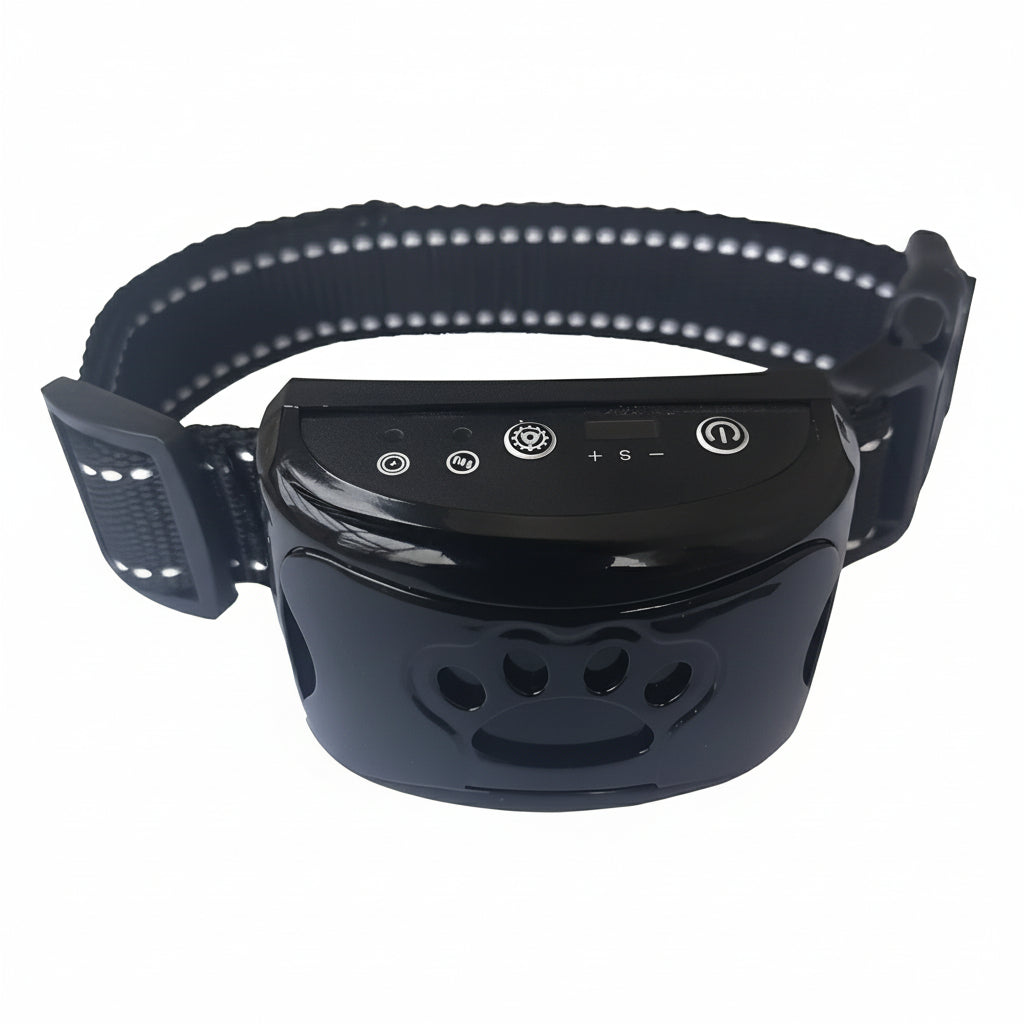 Adjustable Anti Bark Training Collar for Dogs with Gentle Pulse Training Modes