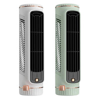 Portable Bladeless Tower Fan with USB Rechargeable Power