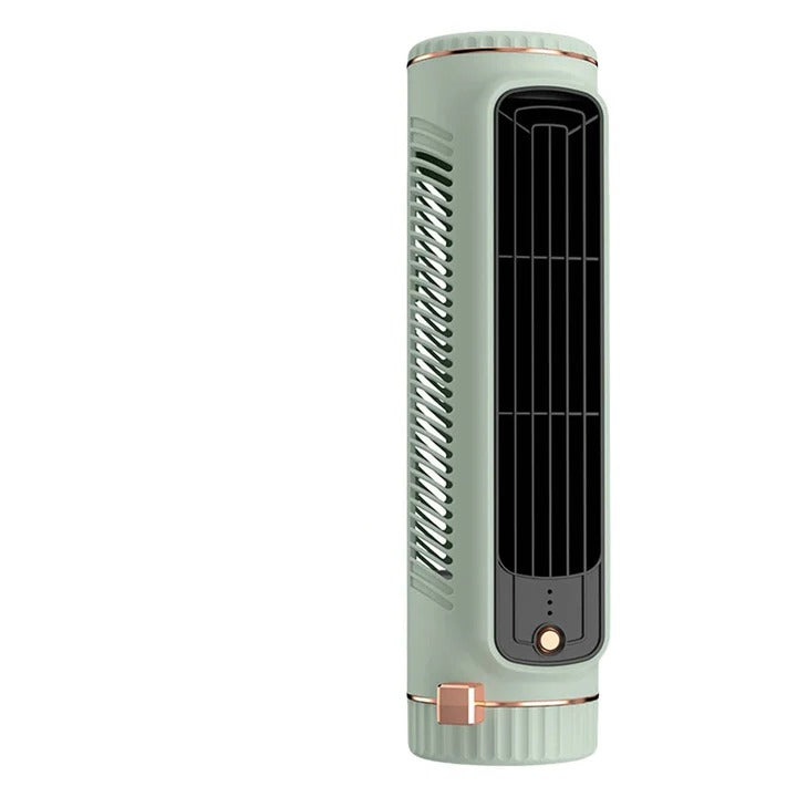 Portable Bladeless Tower Fan with USB Rechargeable Power