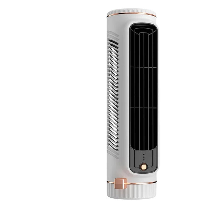 Portable Bladeless Tower Fan with USB Rechargeable Power