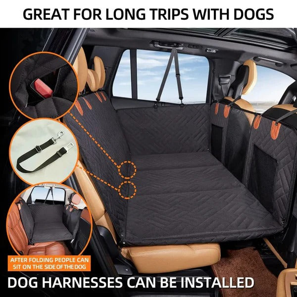 Dog Car Seat Extender with Structured Base