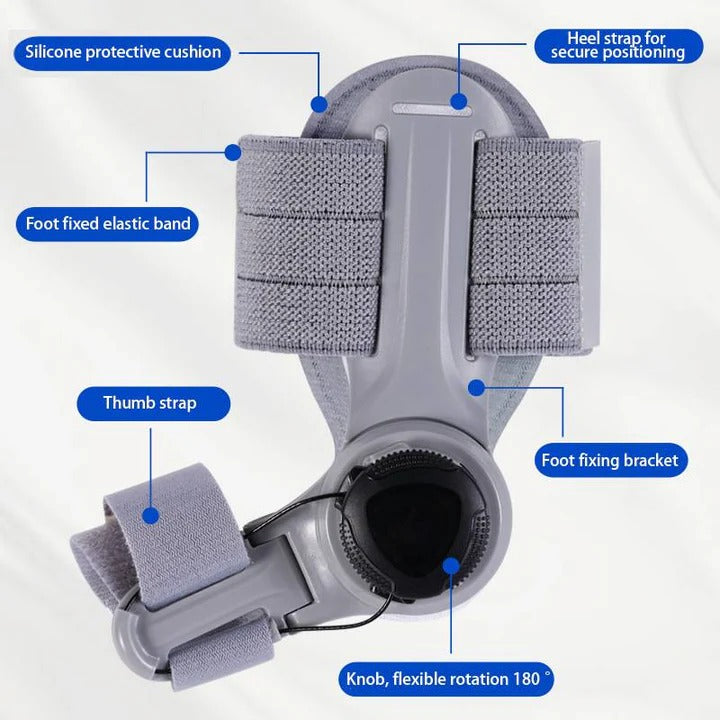 Toe Alignment Support Device with Adjustable Knob Design