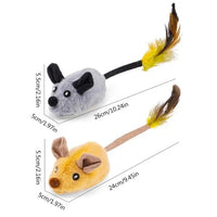 USB Rechargeable Moving Mouse Toy for Indoor Cats