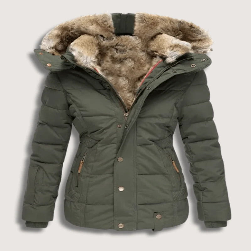 Winter Puffer Outerwear and Parka Jacket for Women