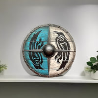 Custom Corvid Armament and Personalized Viking Shield