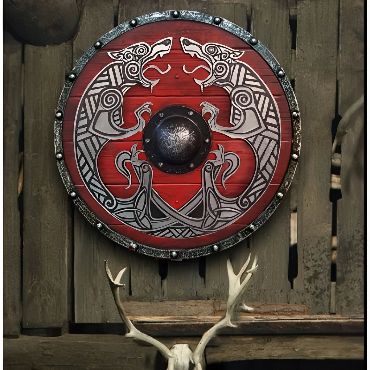 Custom Corvid Armament and Personalized Viking Shield