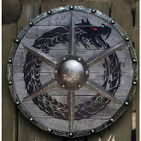 Custom Corvid Armament and Personalized Viking Shield