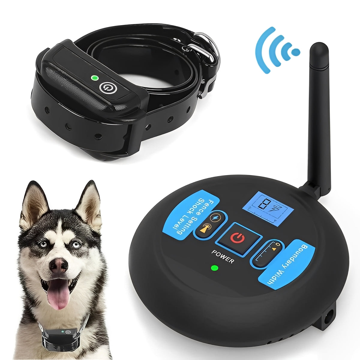 Double Zone Barrier and External Coaching for Pets