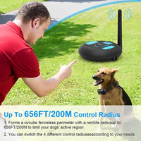 Double Zone Barrier and External Coaching for Pets