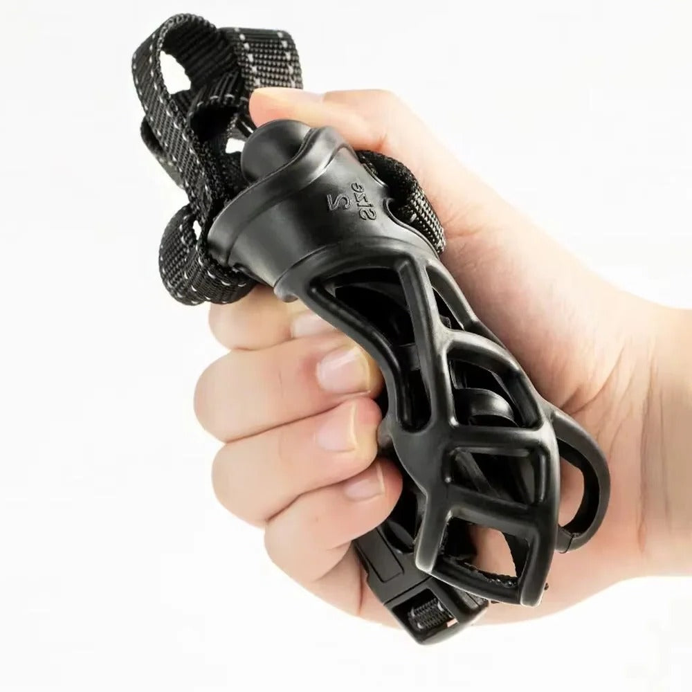 Breathable Dog Muzzle with Reflective Strips for Visibility