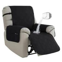 Water-Resistant Recliner Slipcover with Anti Slip Backing
