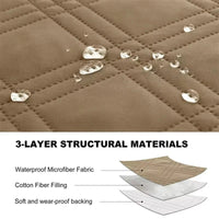 Water-Resistant Recliner Slipcover with Anti Slip Backing