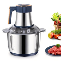 Electric Meat Grinder with 5 Speed Settings and Stainless Steel Blades