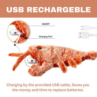 Interactive Floppy Lobster Toy for Dogs with Motion Activation