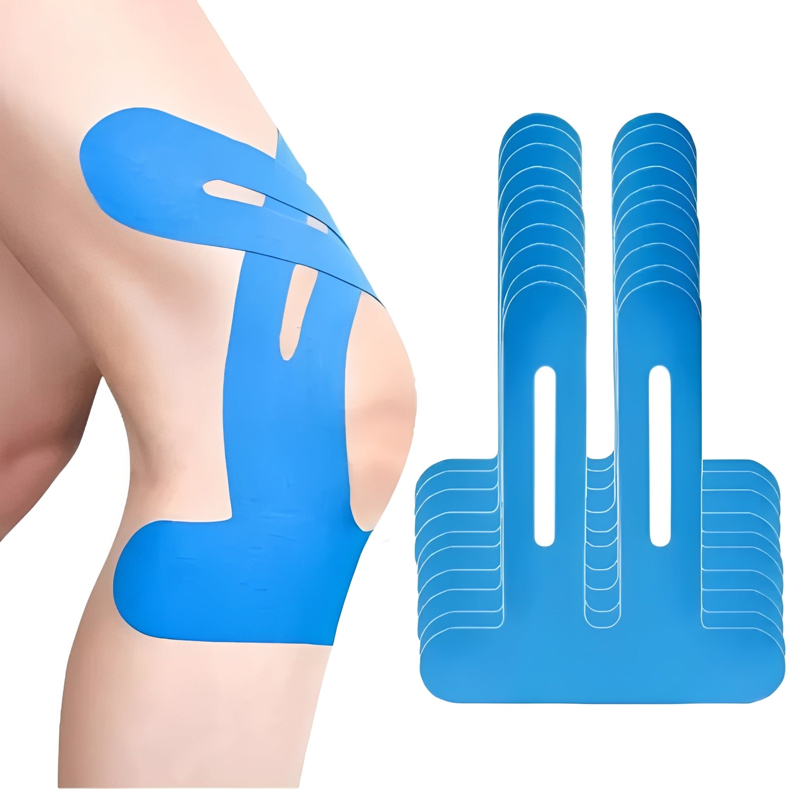 Elastic Kinesiology Tape with Waterproof Adhesive for Knee Support