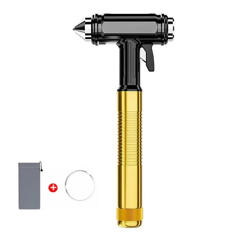 Metal Emergency Window Breaker with Seat Belt Cutter Tool
