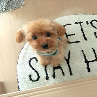 Realistic Plush Teddy Dog with Weighted Body