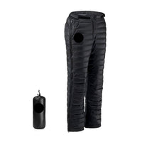 Thermal Goose Down Pants with Zipper for Outdoor Winter Activities