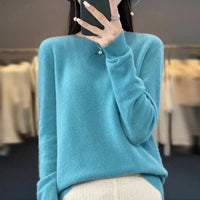 Australian Merino Wool Sweater with Classic Knit Design