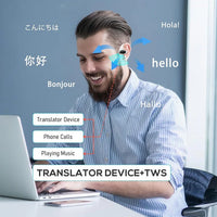 Wireless Translation Earbuds with App Based Voice Recognition