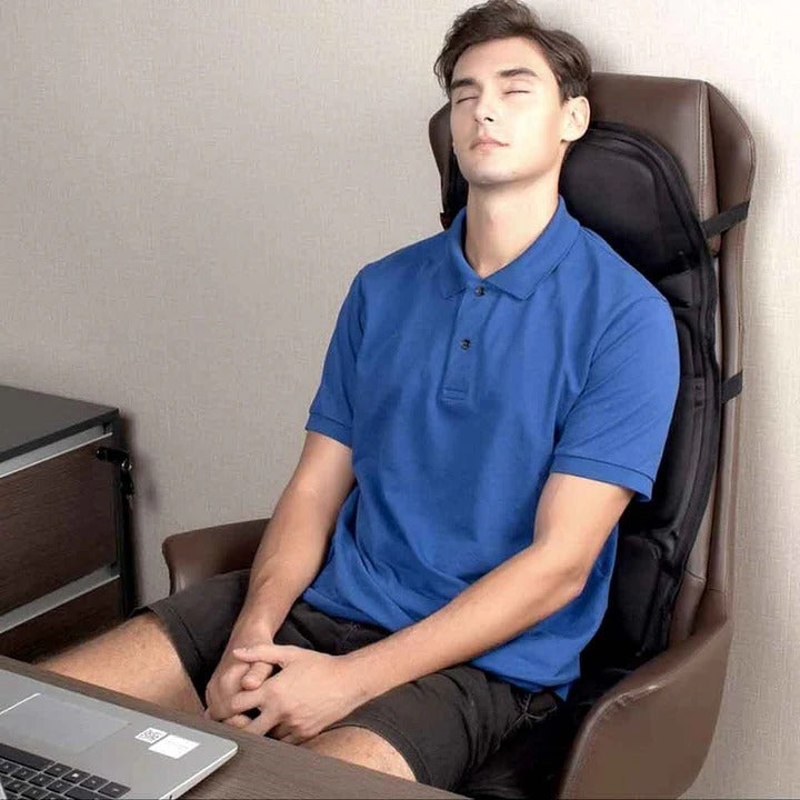 Massage Chair Pad with 8 Heated Modes for Back Support