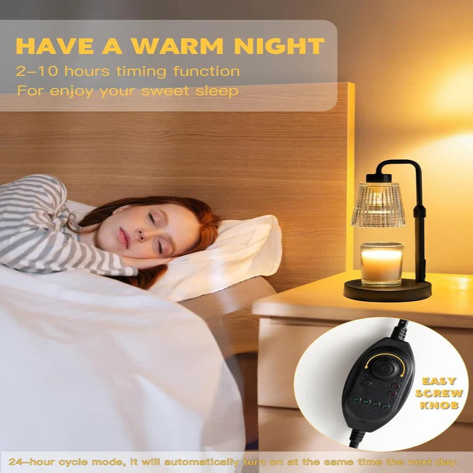 Candle Warmer Lamp with Adjustable Brightness