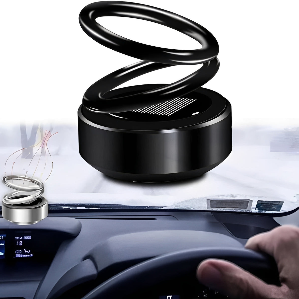 Solar Powered Aromatherapy Diffuser with Gentle  Rotating Motion