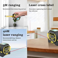 Digital Laser Tape Measure with Infrared Sensor
