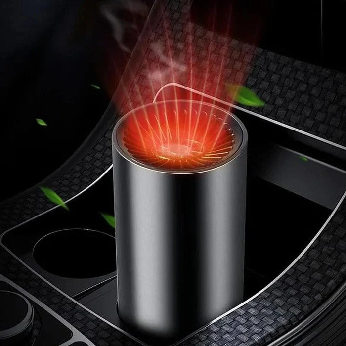 Cup Shaped Car Heater and Cooler with Rotatable Base