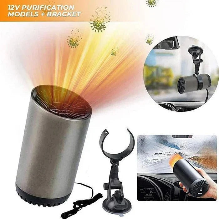 Cup Shaped Car Heater and Cooler with Rotatable Base