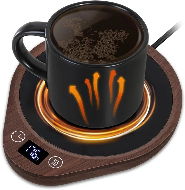 Electric Coffee Mug Warmer with Temperature Control Plate