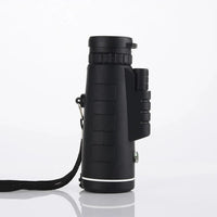 HD Monocular Telescope with Smartphone Mount and Tripod
