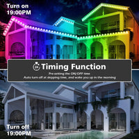 Outdoor LED Light Strips with Color Settings