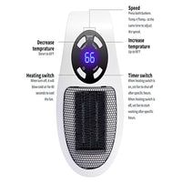 Portable Space Heater with Overheat Protection Support