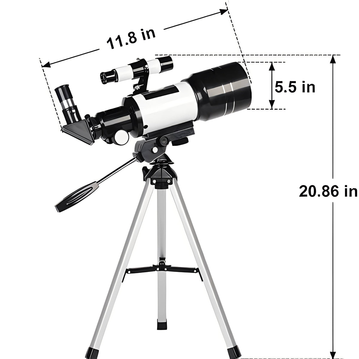 Astronomical Telescope with Tripod for Moon Watching, 150x Zoom