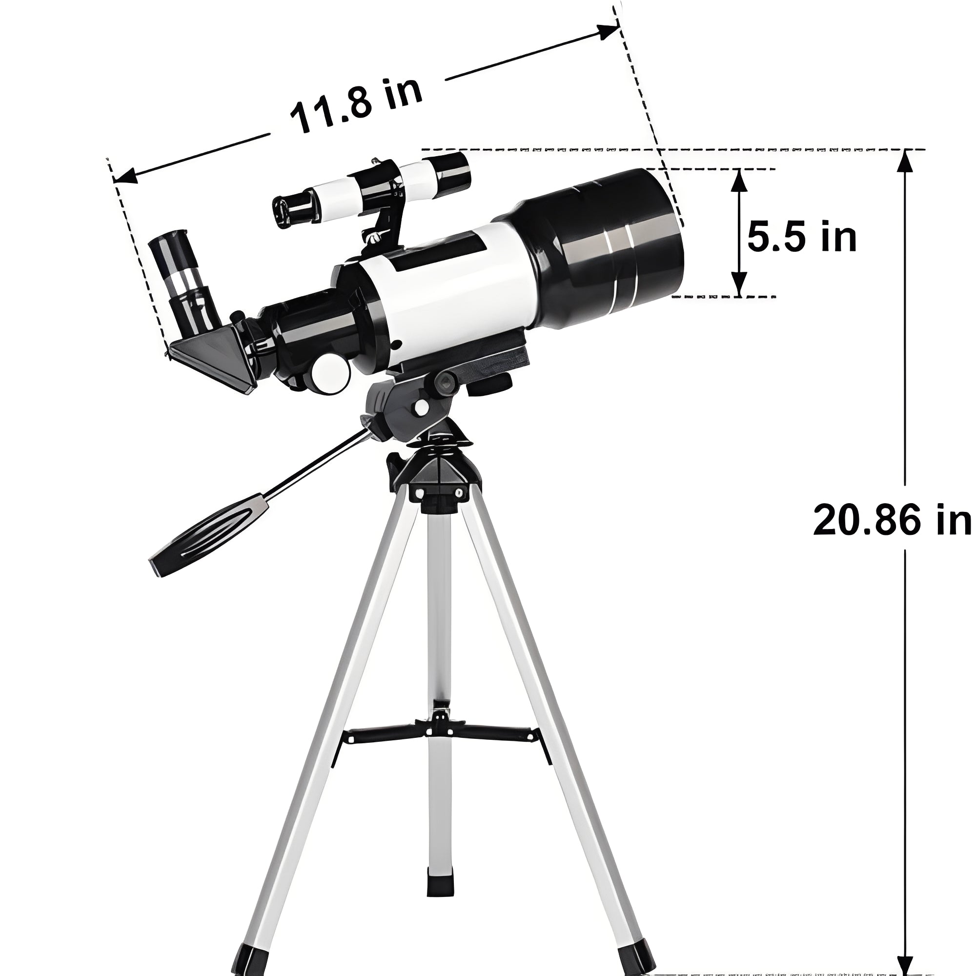 Astronomical Telescope with Tripod for Moon Watching, 150x Zoom