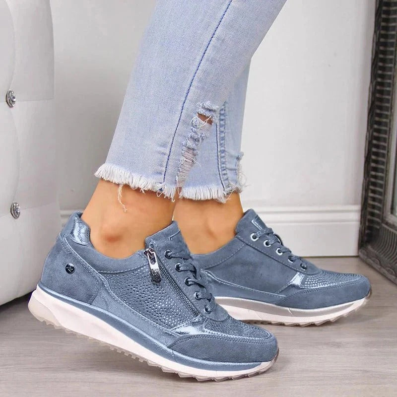 Orthopedic Leisure Shoes with Supportive Footbed