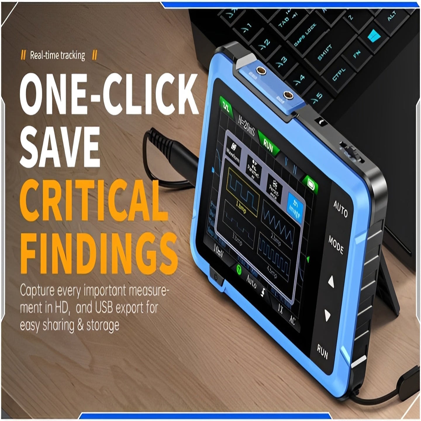 Portable Digital Oscilloscope for Electronic Signal Testing