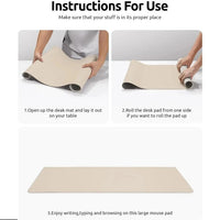 Leather Desk Pad for Workspace Protection and Style