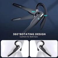 Wireless Bluetooth Headset with Dual Microphones for Truckers