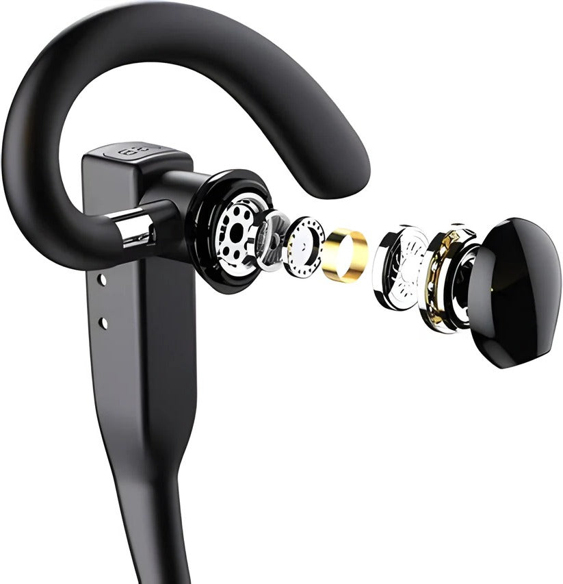 Wireless Bluetooth Headset with Dual Microphones for Truckers