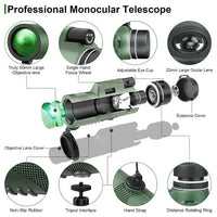 Compact Handheld Monocular Telescope for Outdoor Viewing