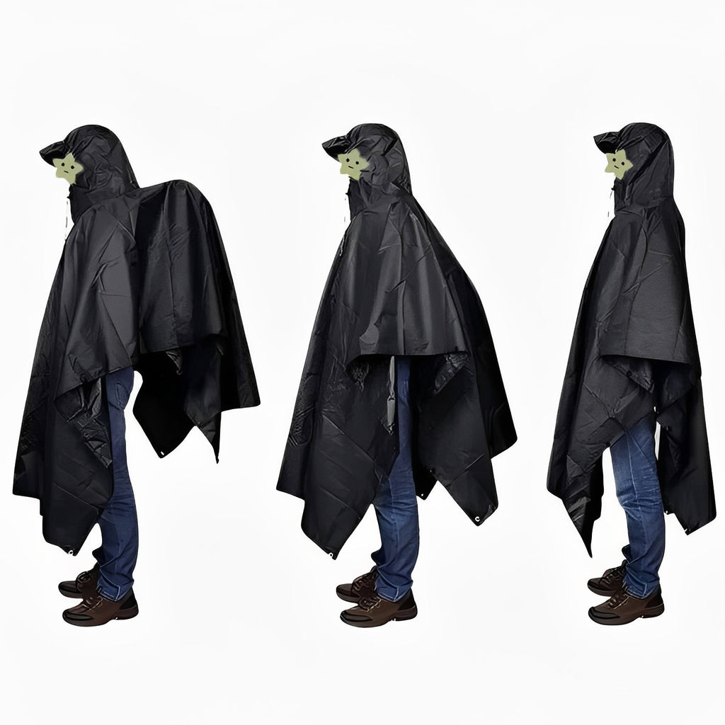Outdoor Rain Poncho with Full Body Coverage
